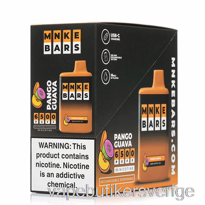 Vape Sverige Mnke Bars 6500 Engångs (5-pack)